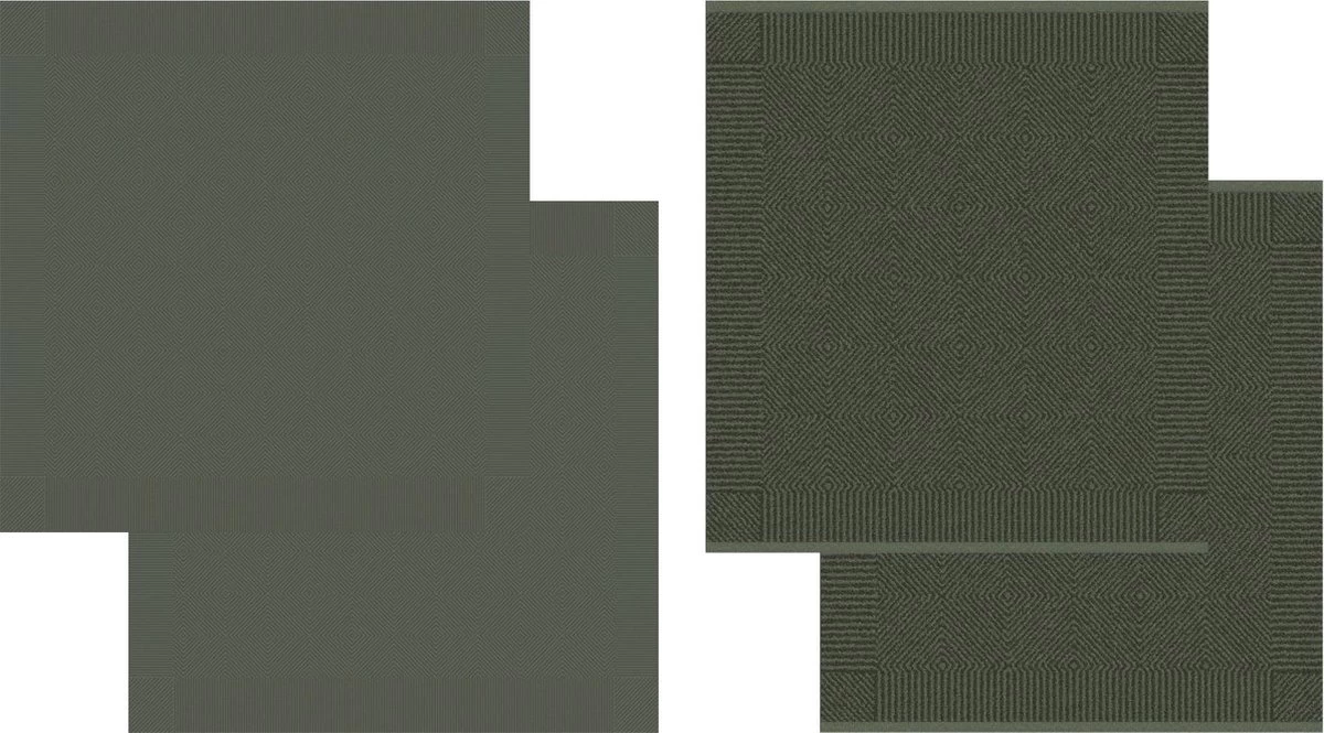 DDDDD Cisis - 2x Theedoek & 2x Keukendoek - Laurel 1 DDDDD Cisis - 2x Theedoek & 2x Keukendoek - Laurel