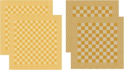 DDDDD Barbeque - 2x Theedoek & 2x Keukendoek - Ochre