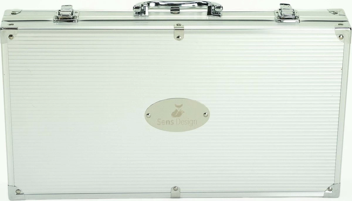 Sens Design BBQ Accesoires - 18 Delig - BBQ Gereedschapset Koffer 6 Sens Design BBQ Accesoires - 18 Delig - BBQ Gereedschapset Koffer - Afbeelding 6