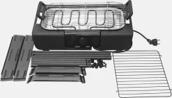 Royalty Line Elektrische Barbecue - Indoor En Outdoor BBQ - Tafelgrill - Elektrische Grill - Grill Oppervlak 40x24 Cm - 2000W - Met Stand - Zwart -Thuis-BBQ 1200x686 1