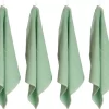 Set Keuken Handdoek - 6 Stuks - Mint Groen - 50x50cm