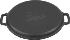 Valhal Outdoor Skillet / Plancha / Koekenpan - Gietijzer - Diameter 35cm, Twee Handvatten, VH35F -Thuis-BBQ 1200x697 2