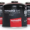 NomadiQ Gasflesjes (3 Stuks X 500 Gram) - EN417 Schroefventiel