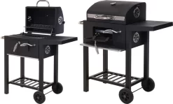 Vaggan Luxe Houtskool Barbecue - Grilloppervlak (LxB) 44 X 32 Cm - Staal - Matzwart -Thuis-BBQ 1200x724