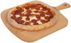 Boska Pizzaschep Amigo - Voor Warme En Koude Pizza - Kort Handvat - Beukenhout - 30 Cm Breed -Thuis-BBQ 1200x732