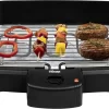 Tristar BQ-2824 Elektrische Barbecue - Tafel BBQ 34,5 X 23 Cm - Regelbare Thermostaat - 2000 Watt - Zwart