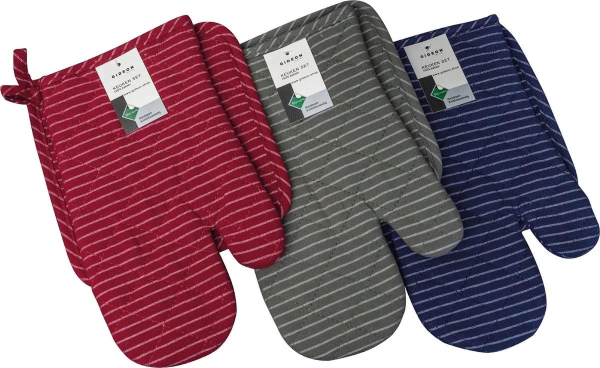 Gideon - Ovenwant & Pannenlap – 100% Katoen – Handzaam & Hittebestendig - Groen 2 Gideon - Ovenwant & Pannenlap – 100% Katoen – Handzaam & Hittebestendig - Groen - Afbeelding 2