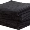 DDDDD Vaatdoek Basic Black 30 X 30 Cm Per 4 Stuks