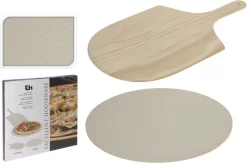 Merkloos Excellent Houseware Pizza-baksteen - Met Pizza-schep -Thuis-BBQ 1200x792 1