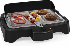 Tristar BQ-2824 Elektrische Barbecue - Tafel BBQ 34,5 X 23 Cm - Regelbare Thermostaat - 2000 Watt - Zwart -Thuis-BBQ 1200x793