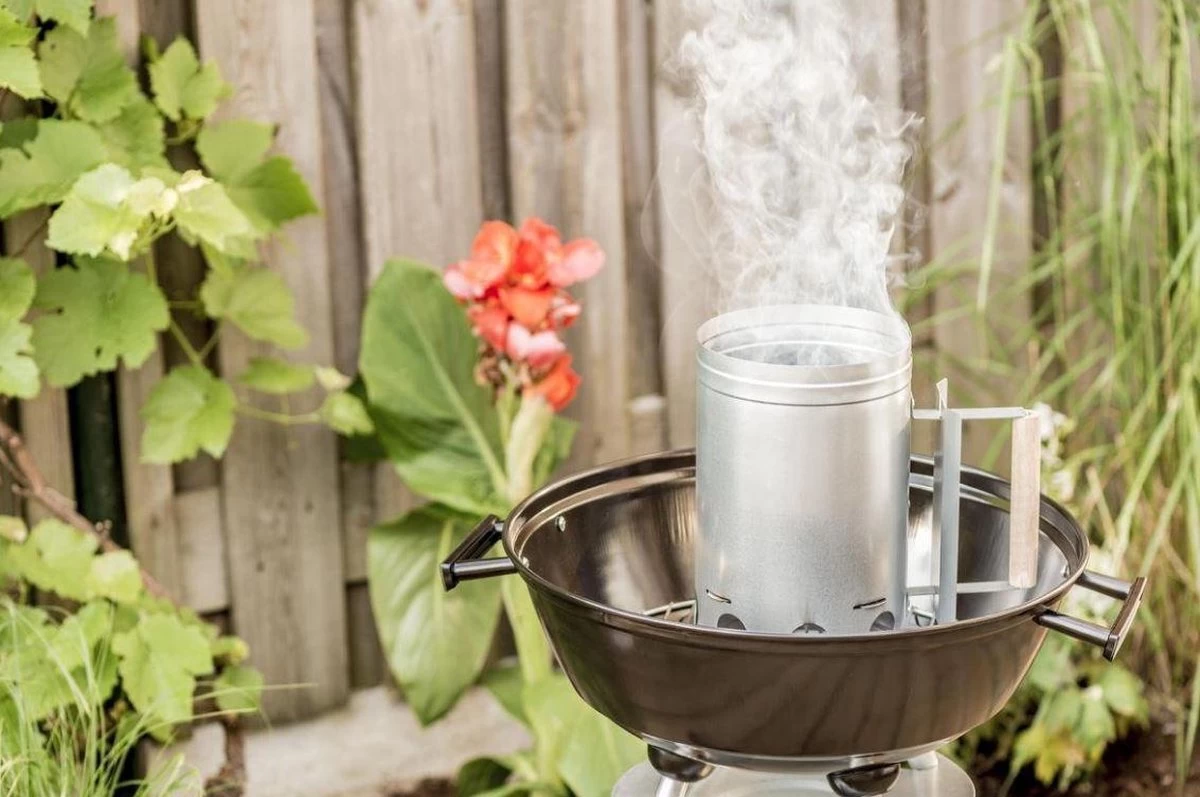 BBQ Collection Houtskoolstarter - Metaal - 27x16cm 3 BBQ Collection Houtskoolstarter - Metaal - 27x16cm - Afbeelding 3