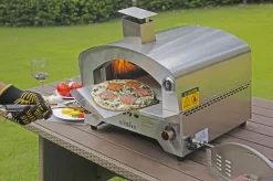 Bighorn Outdoor Edelstaal Gas Pizza Oven - Draagbare Gas Barbecue - Edelstaal -Model SRGG20001 -Thuis-BBQ 1200x799 2