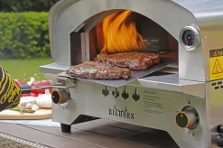Bighorn Outdoor Edelstaal Gas Pizza Oven - Draagbare Gas Barbecue - Edelstaal -Model SRGG20001 -Thuis-BBQ 1200x799 4