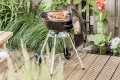BBQ Collection Houtskoolbarbecue - Kogelbarbecue 45 X 60 Centimeter - Ronde Barbecue - Barbecue Op Wielen - Zwart - Metaal -Thuis-BBQ 1200x800 10
