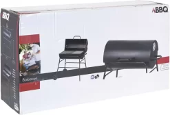 BBQ XL Houtskoolbarbecue - Cilindervorm - Grilloppervlak (LxB) 71 X 35 Cm - Zwart -Thuis-BBQ 1200x814