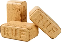 Merkloos RUF Briketten - Beukenhout Briketten - Brandhout - Hout Briketten Geperst - 20kg - 24briketten -Thuis-BBQ 1200x828