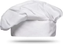 Merkloos Luxe Witte Koksmuts