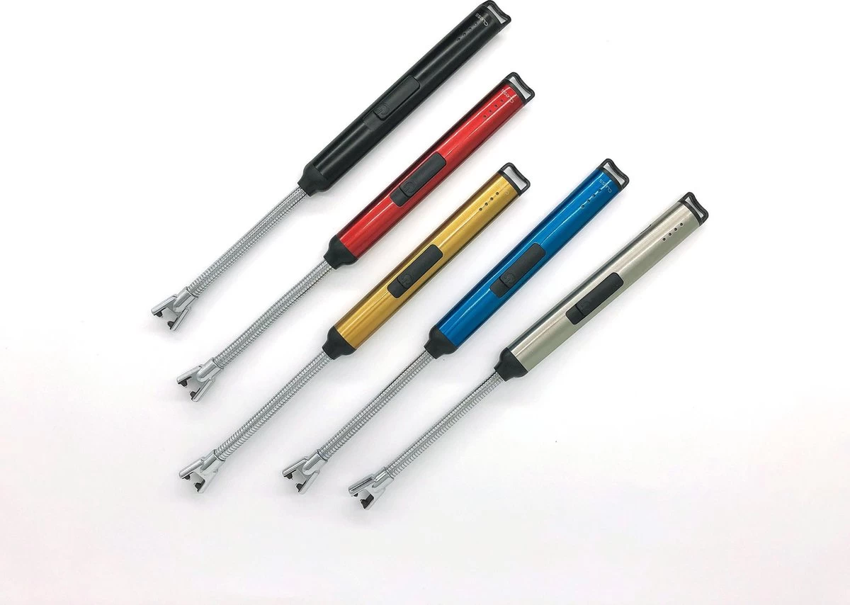 Elektrische Aansteker – USB Oplaadbaar - Blauw – Fornuis – BBQ – Openhaard – Lange Flexibele Aansteker 4 Elektrische Aansteker – USB Oplaadbaar - Blauw – Fornuis – BBQ – Openhaard – Lange Flexibele Aansteker - Afbeelding 4