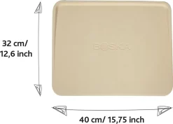 Boska Pizzasteen Deluxe Rechthoek - Voor De Oven - Knapperige Pizza's - 40x32 Cm - BBQ Accessoires -Thuis-BBQ 1200x861