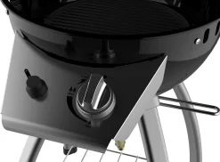 Accente Outdoor Gas BBQ - ø 45 Cm- Inclusief Grillplaat & Gasslang - Zwart -Thuis-BBQ 1200x883