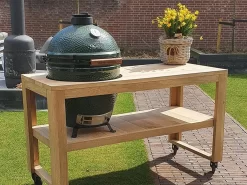 BBQ Tafel - Geschikt Voor Big Green Large/Bastard Large/Bastard Large Urban/Yakiniku 19 Inch/Monolith Large - Eikenhout - 87 Cm -Thuis-BBQ 1200x900 5