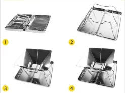 United Entertainment - Opvouwbare Houtskoolbarbecue - RVS - Met Koffer En Draagtas -Thuis-BBQ 1200x900 7