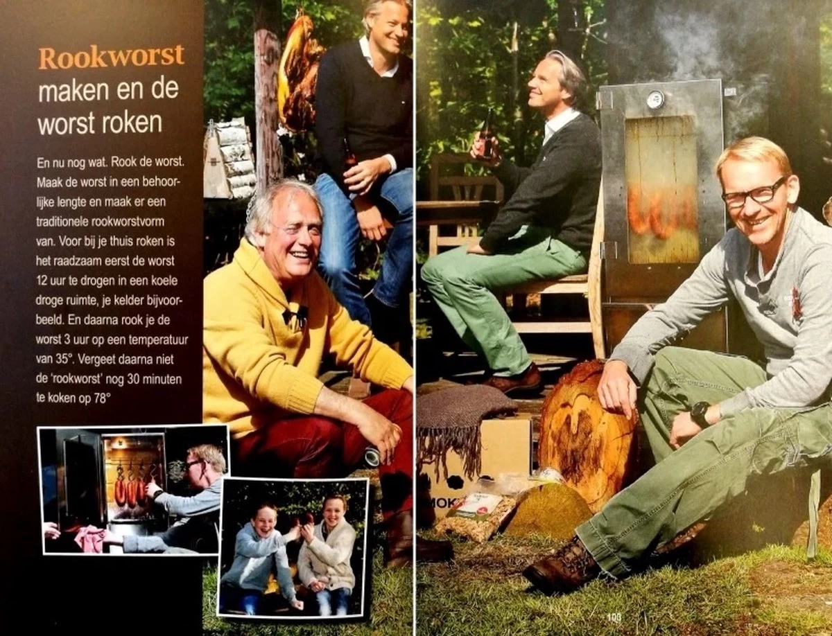 2-L Home & Garden XL Rookoven - RVS - 80x40x28 Cm - 3 Etages 13 2-L Home & Garden XL Rookoven - RVS - 80x40x28 Cm - 3 Etages - Afbeelding 13