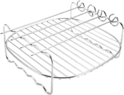 Merkloos Grillrooster - Incl. 4 Spiezen - Barbeque Benodigdheden - Zilver - Able & Borret