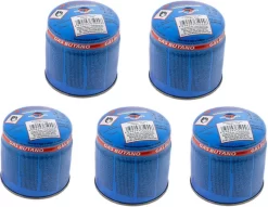 5x Gasprikvulling Maximum 360ML/190gram Butane – Propaan Gasbus 6.7oz Gaspatroon Butaangas Gasfles Priktank Camping Gasvulling Voor Kooktoestel Of Bbq