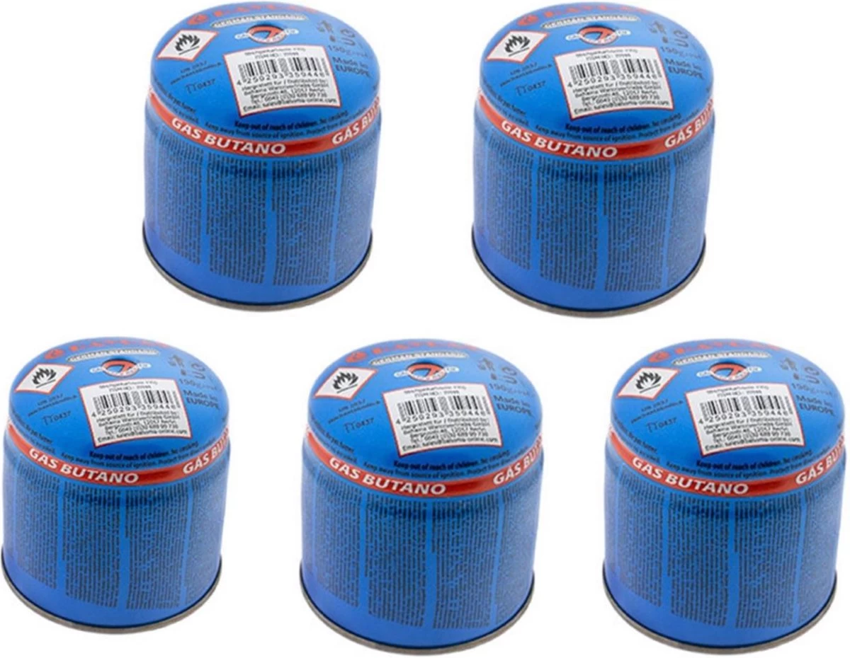 5x Gasprikvulling Maximum 360ML/190gram Butane – Propaan Gasbus 6.7oz Gaspatroon Butaangas Gasfles Priktank Camping Gasvulling Voor Kooktoestel Of Bbq 1 5x Gasprikvulling Maximum 360ML/190gram Butane – Propaan Gasbus 6.7oz Gaspatroon Butaangas Gasfles Priktank Camping Gasvulling Voor Kooktoestel Of Bbq