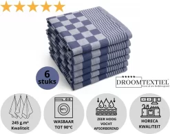 Droomtexiel® Horeca Kwaliteit Katoenen Theedoeken Set - 6x Theedoeken - Blauw Wit + Gratis 6 Keukendoeken T.w.v €22,95 13 Droomtexiel® Horeca Kwaliteit Katoenen Theedoeken Set - 6x Theedoeken - Blauw Wit + Gratis 6 Keukendoeken T.w.v €22,95 -Thuis-BBQ 1200x944 1