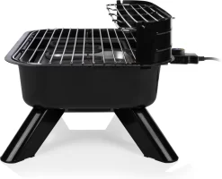 Princess 112252 Hybride Barbecue – Elektrische BBQ - Tafelmodel - 2000W - 44x 29cm - Gebruik Elektrisch Of Met Kolen -Thuis-BBQ 1200x974
