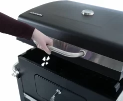 Vaggan Luxe Houtskool Barbecue - Grilloppervlak (LxB) 44 X 32 Cm - Staal - Matzwart -Thuis-BBQ 1200x989