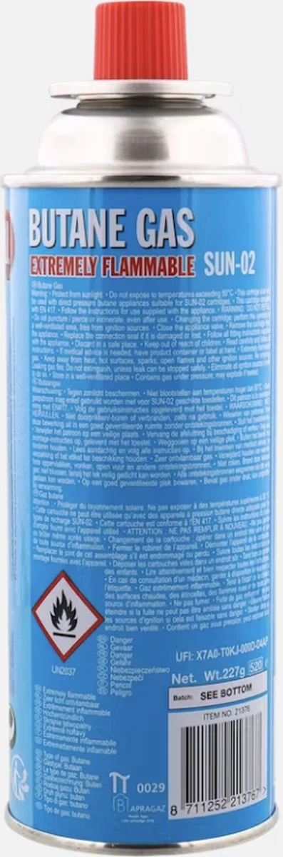 Merkloos Butaan Gasbussen - 8 Stuks Voordeelverpakking 2 Merkloos Butaan Gasbussen - 8 Stuks Voordeelverpakking - Afbeelding 2