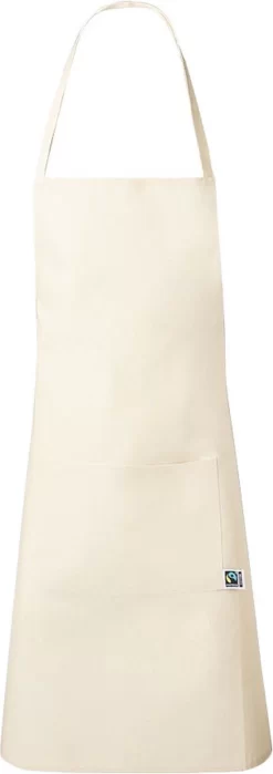 Keukenschort - Kookschort - Voor Mannen En Vrouwen - Fairtrade Katoen - Beige -Thuis-BBQ 424x1200