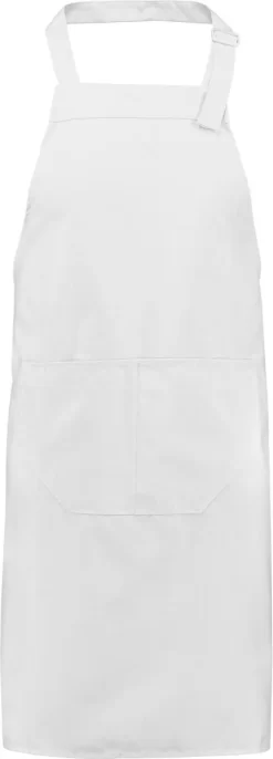 Merkloos Benza Keukenschort / Barbecueschort - 85 X 70 Cm - Wit