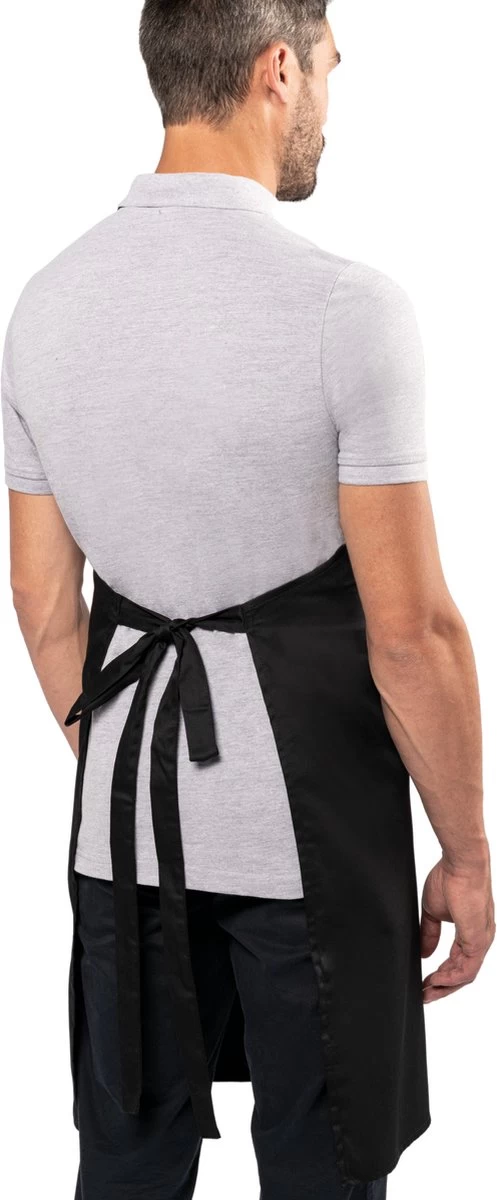 KARIBAN Mijncadeautje Schort "MasterChef" - Onbedrukt - Keuken- En Barbecueschort - Blanco - Geel - 76 X 90 Cm 2 KARIBAN Mijncadeautje Schort "MasterChef" - Onbedrukt - Keuken- En Barbecueschort - Blanco - Geel - 76 X 90 Cm - Afbeelding 2