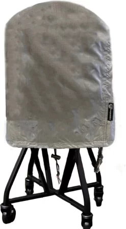 COVER UP HOC Diamond Bbq Hoes Rond - 70x80 Cm - Waterdicht Met Stormbanden En Trekkoord - Geschikt Voor O.a. Kamado, Big Green Egg, Grill Guru, The Bastard, Patton,Weber