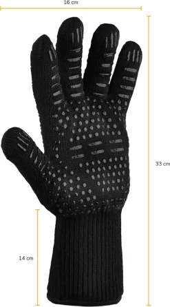 BBQ Handschoenen & Ovenwanten - BBQ Accesoires - Ovenhandschoenen Tot 500°C – Voorkomt Brandwonden Door Extra Lange Armbescherming - Zwart 11 BBQ Handschoenen & Ovenwanten - BBQ Accesoires - Ovenhandschoenen Tot 500°C – Voorkomt Brandwonden Door Extra Lange Armbescherming - Zwart -Thuis-BBQ 665x1200