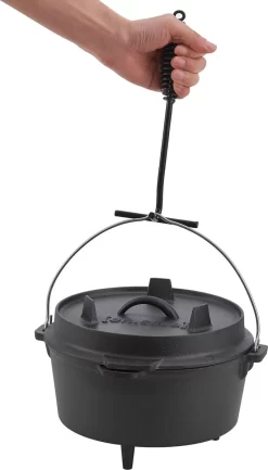 Dutch Oven Enkhuizen Met Deksel Gietijzer Zwart 4,2 L -Thuis-BBQ 684x1200 2