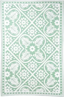 Esschert Design Buitenkleed 182x122 Cm Groen En Wit -Thuis-BBQ 793x1200