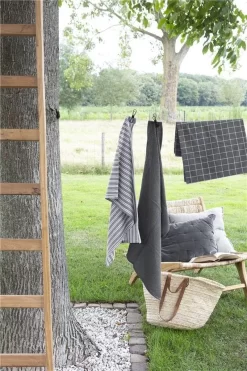 Walra Theedoeken Dry With Cubes, Stripes & Blocks - Keukenhanddoeken 3 X 50x70cm - Theedoeken En Keukendoeken Set 100% Katoen - Off Black -Thuis-BBQ 800x1200 16