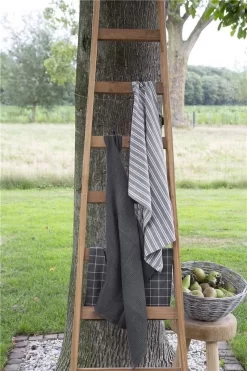 Walra Theedoeken Dry With Cubes, Stripes & Blocks - Keukenhanddoeken 3 X 50x70cm - Theedoeken En Keukendoeken Set 100% Katoen - Off Black -Thuis-BBQ 800x1200 17