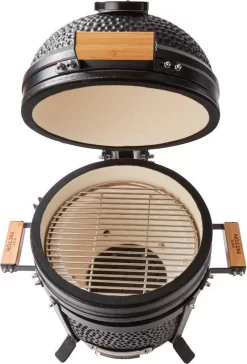 Patton Kamado 15" - Tafel Model - Keramische Barbecue - Premium Black - Medium - Compleet - Mat Zwart -Thuis-BBQ 814x1200