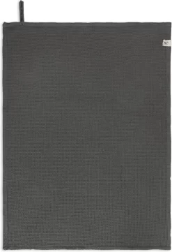 Walra Theedoeken Dry With Cubes, Stripes & Blocks - Keukenhanddoeken 3 X 50x70cm - Theedoeken En Keukendoeken Set 100% Katoen - Off Black -Thuis-BBQ 821x1200