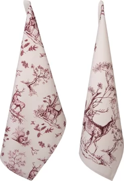 Clayre & Eef Theedoek Set Van 2