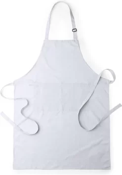 Keukenschort - Schorten - Keuken - Keukentextiel - Mannen - Vrouwen - Wit