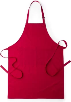 Keukenschort - Schorten - Keuken - Keukentextiel - Mannen - Vrouwen - Rood
