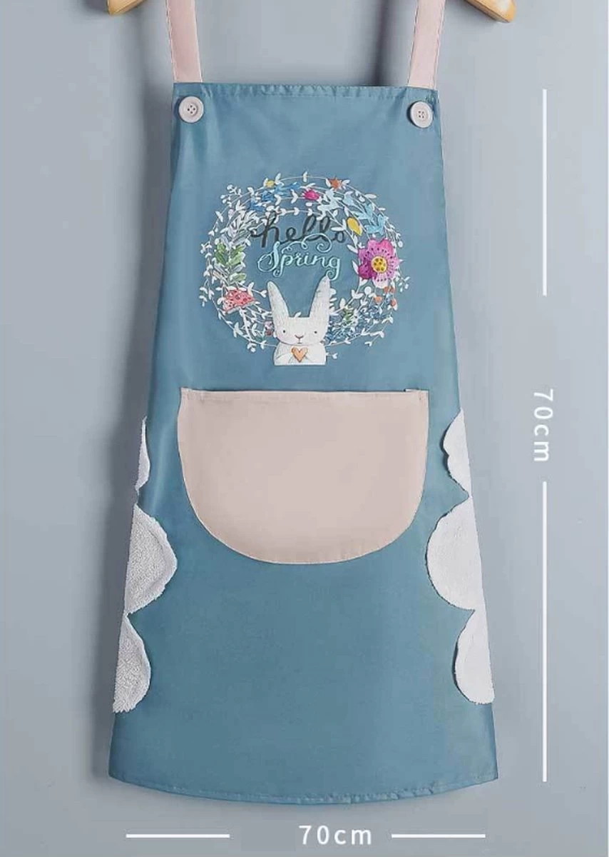 Merkloos 2 STUKS Kinderschorten Waterdicht En Oliebestendig Knutselschort Kookschort Keukenschort Voor Kinderen - Mix 1x Turquoise + 1x Rose - 70 X 70 Cm 4 Merkloos 2 STUKS Kinderschorten Waterdicht En Oliebestendig Knutselschort Kookschort Keukenschort Voor Kinderen - Mix 1x Turquoise + 1x Rose - 70 X 70 Cm - Afbeelding 4