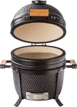 Patton Kamado 15" - Tafel Model - Keramische Barbecue - Premium Black - Medium - Compleet - Mat Zwart -Thuis-BBQ 873x1200